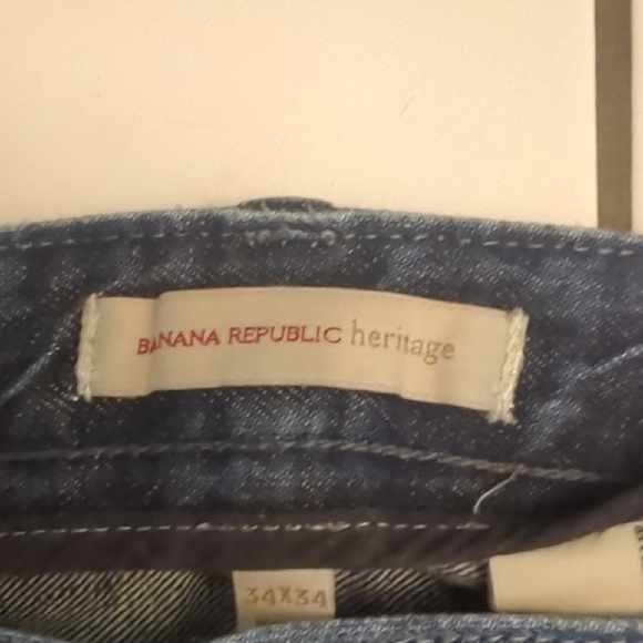 Banana Republic Slim Blue Jeans Premium Denim - Picture 2 of 3